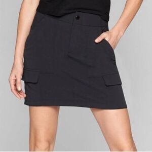 ATHLETA Black Athleisure Trekkie Skort 2.0 Size 6
